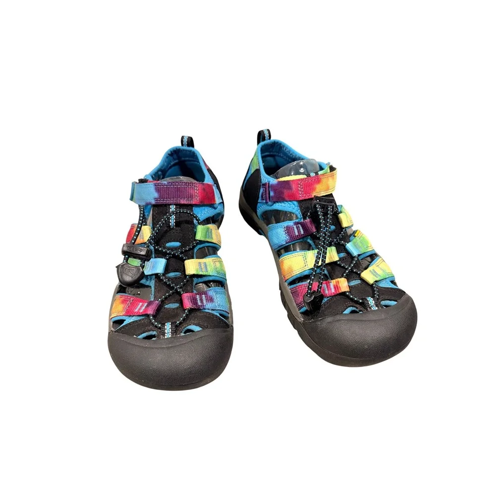 Keen Newport H2 Water‎ Sandals Rainbow Tie Dye Kids Size 5 Youth US
